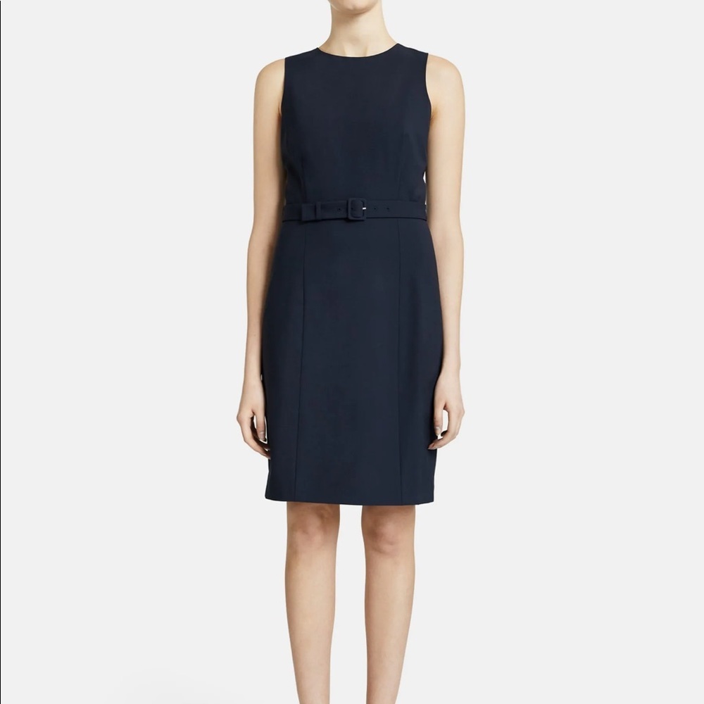 Theory Black Sheath Dress